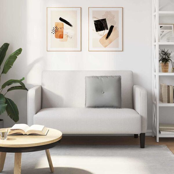 vidaXL Jastuk za leđa Oblačnosiva 50 x 19 x 45 cm tkanina