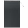vidaXL Venecijanski zastore Crna 220 x 130 cm Aluminij