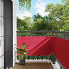 vidaXL Balcony ekran Tamno crvena 75 x 300 cm Oxford tkanina