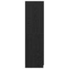 vidaXL Ormarić Crni hrast 80 x 50,5 x 180 cm Konstruirano drvo