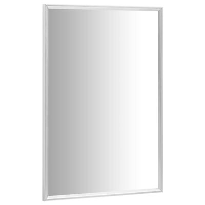 vidaXL Ogledalo srebrno 60 x 40 cm