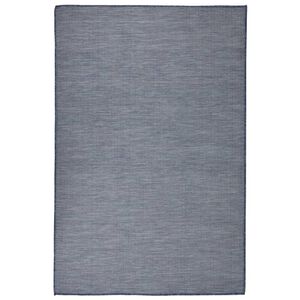 vidaXL Vanjski tepih ravnog tkanja 120 x 170 cm plavi