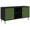 vidaXL TV ormar GELEEN 102 x 33 x 51 cm Crni hrast Konstruirano drvo