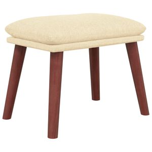 vidaXL Tabure krem 45 x 29,5 x 35 cm od tkanine