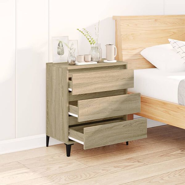 vidaXL Komoda boja hrasta sonome 60 x 35 x 70 cm od konstruiranog drva