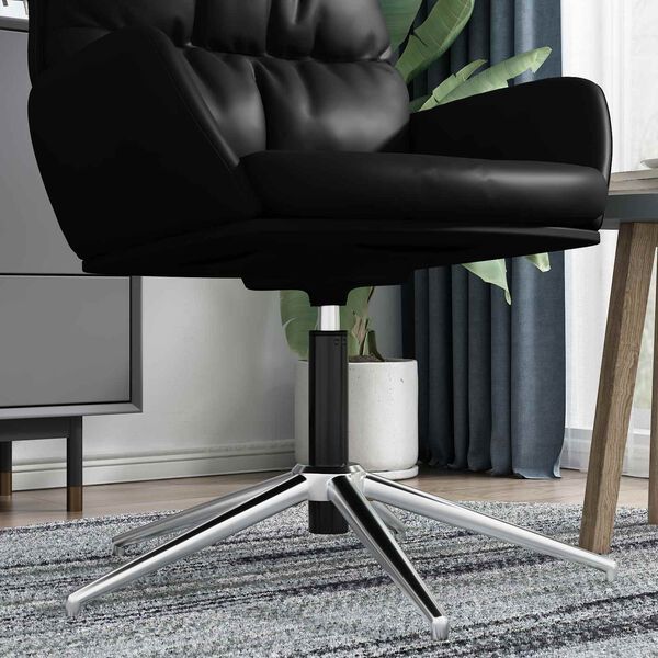 vidaXL Plinski cilindar za uredsku stolicu Crna 14 cm Željezo