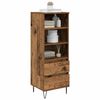 vidaXL Highboard Staro drvo 40 x 36 x 110 cm Konstruirano drvo