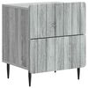 vidaXL Noćni ormar Siva sonoma 43 x 34,5 x 49,5 cm Konstruirano drvo