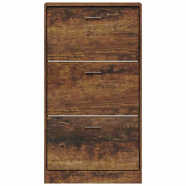 vidaXL Ormarić za cipele boja hrasta 59x17x108 cm konstruirano drvo