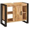 vidaXL Ormarić za umivaonik Smeđa 71 x 33 x 58 cm Čvrsto drvo manga