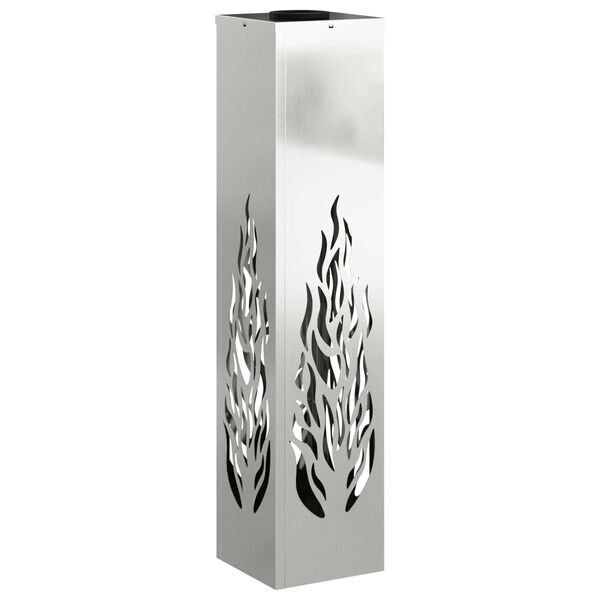 vidaXL Solarna LED svjetlost za stazu 2 pcs Srebrno Cinkani čelik