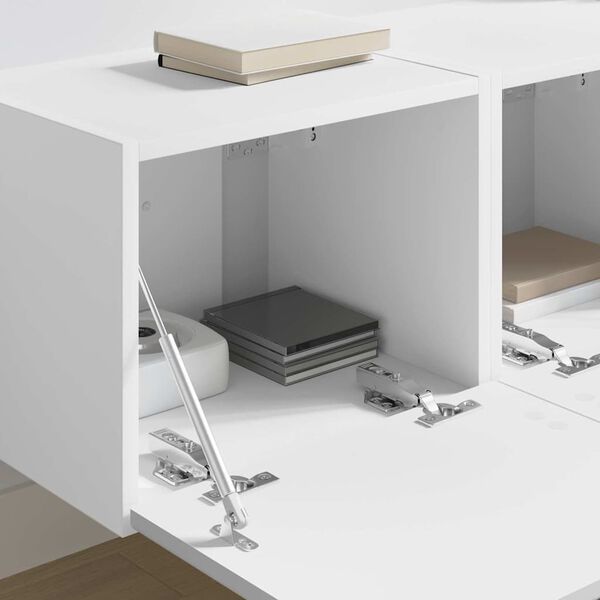 vidaXL TV zidni ormar 2 pcs Bijelo 60 x 31 x 29.5 cm Konstruirano drvo