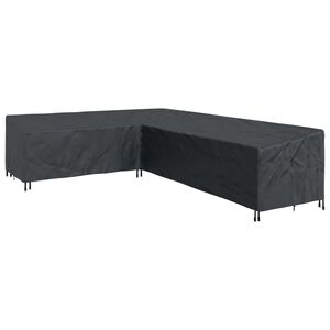 vidaXL Pokrov za namje&scaron;taj 355 x 275 x 80 cm 210D Oxford tkanina Crna