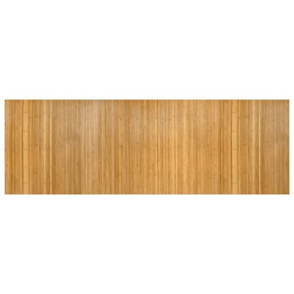 vidaXL Tepih pravokutni prirodni 100 x 300 cm od bambusa