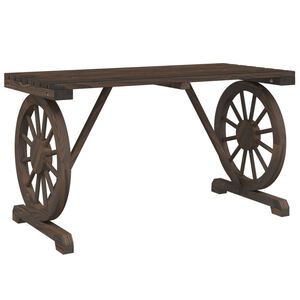 vidaXL Vrtni stol 115 x 55 x 65 cm od masivne jelovine