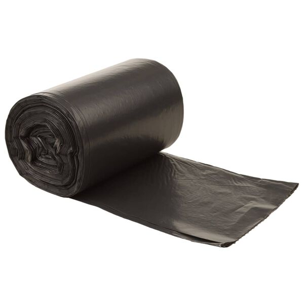 vidaXL Vreće za smeće 250 kom crne 60 L