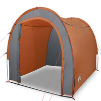 vidaXL Šator za pohranu sivo-narančasti 204x183x178 cm od tafta 185T