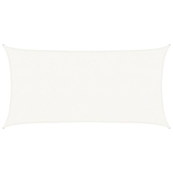 vidaXL Jedro za za&scaron;titu od sunca 160 g/m&sup2; bijelo 2,5 x 5 m HDPE