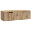 vidaXL TV ormar za zid 98 x 41 x 30 cm Hrast artisan Konstruirano drvo
