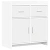 vidaXL Kreveta Bijela 75 x 36 x 80 cm Konstruirano drvo