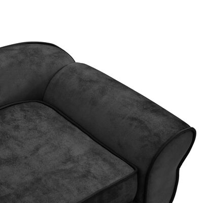 vidaXL Sofa za pse tamnosiva 72 x 45 x 30 cm plišana
