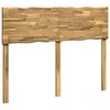 vidaXL Uzglavlje s prirodnim rubom ROSTOCK Bijela 135 cm