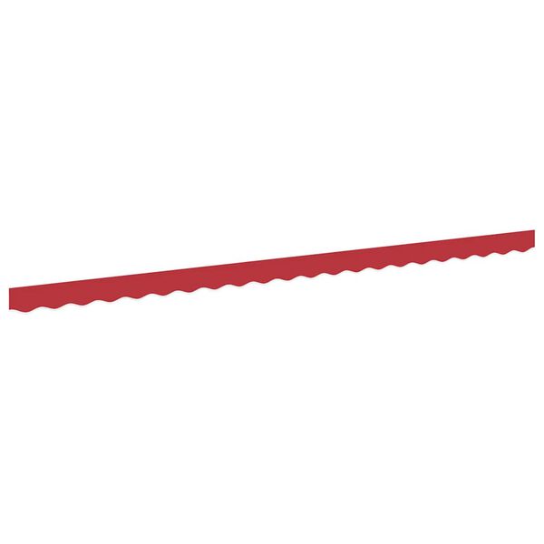 vidaXL Nadstre&scaron;nica Crvena 580 x 20 cm Platno