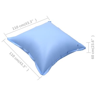 vidaXL Zimski jastuci na napuhavanje za bazenski pokrov 10 kom PVC