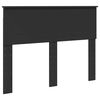 vidaXL Krevetna konstrukcija Crna 135 x 190 cm Konstruirano drvo