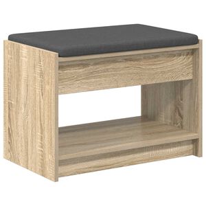 vidaXL Klupa za hodnik Sonoma hrast 63 x 38 x 45 cm