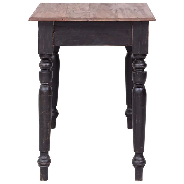 vidaXL Radni stol s 3 ladice 117 x 57 x 75 cm masivno drvo mahagonija