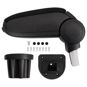 vidaXL Naslon za ruke za automobil crni 13,5x32,5x(31-46,5) cm ABS