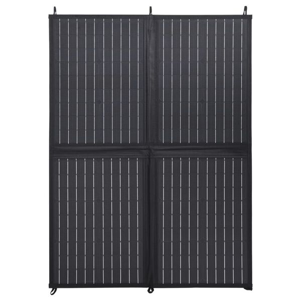 vidaXL Sklopivi punjač sa solarnim panelom 100 W 12 V