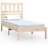 vidaXL Okvir za krevet od masivne borovine 100 x 200 cm