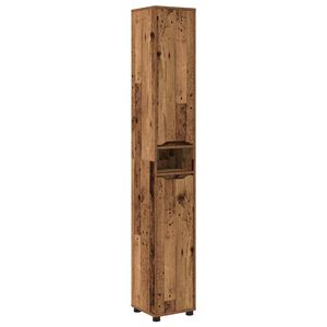vidaXL Kupaonski ormar Staro drvo 30,5 x 30 x 195 cm Konstruirano drvo