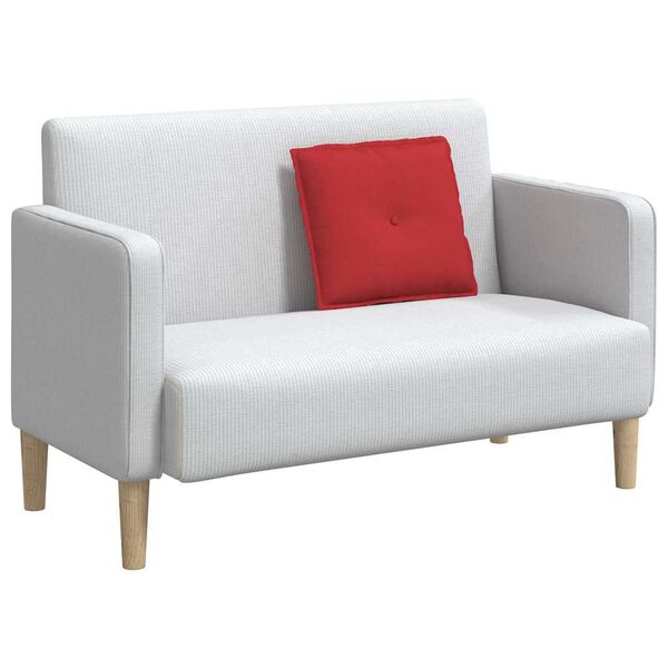 vidaXL Jastuk za leđa Crvena 50 x 19 x 45 cm tkanina