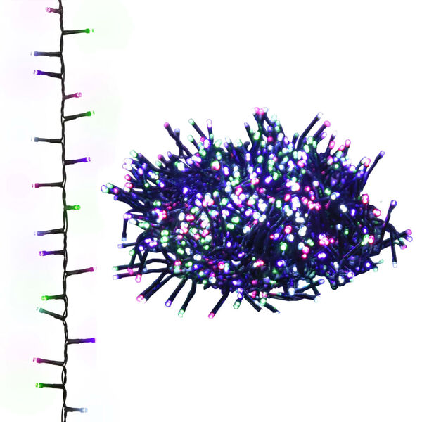 vidaXL Kompaktna LED traka s 1000 LED žarulja pastelna šarena 25 m PVC