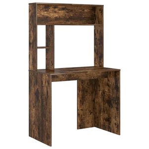 vidaXL Stol Dimljeni hrast 91 x 50 x 149 cm Konstruirano drvo