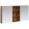 vidaXL Set ormarića za kupaonicu 3 kom. 140 x 14,5 x 70 cm