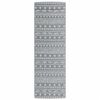 vidaXL Vanjski tepih ARAKIL sivi 80x250 cm PP