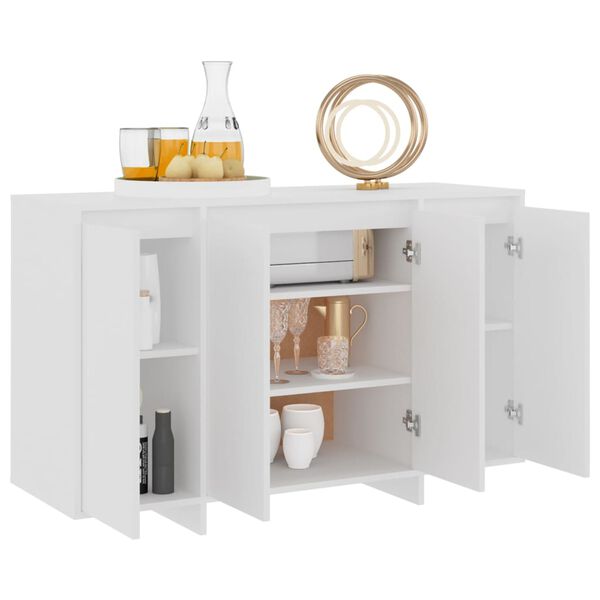 vidaXL Komoda bijela 120 x 41 x 75 cm konstruirano drvo