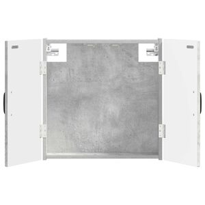 vidaXL Kabinet za mete HOORN Betonska siva 52,5 x 10,5 x 53,5 cm