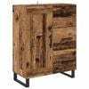 vidaXL Kreveta Staro drvo 69,5 x 34 x 90 cm Obrađeno drvo i čelik