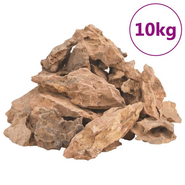 vidaXL Kamenje od lave 10 kg smeđe 1 - 10 cm