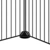 vidaXL Kavez za ljubimce s 44 panela i vratima crni 35 x 35 cm čelični