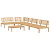vidaXL 5-dijelni set vrtnih sofa od paleta od masivnog drva bagrema
