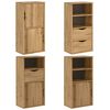 vidaXL Bočni ormarići 4 kom ODDA 40x24x79 cm puno drvo bor