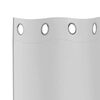 vidaXL Zavjese za blackout s prstenovima 2 pcs Svijetlo Siva