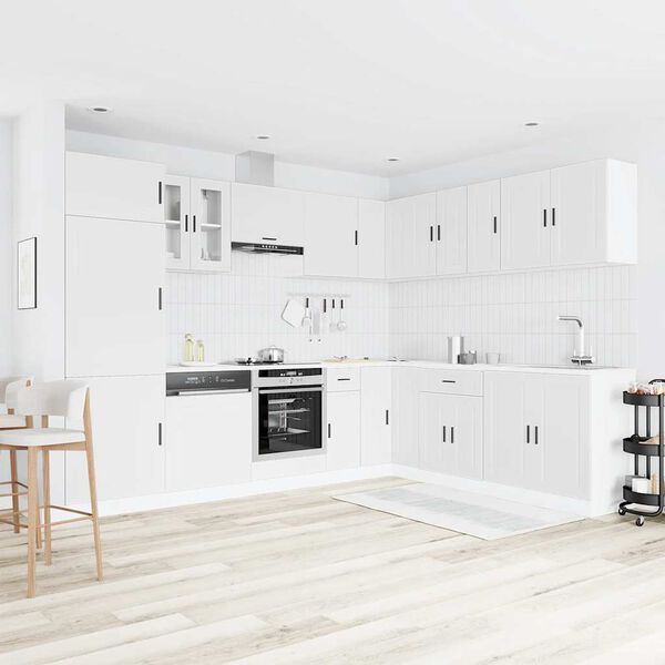 vidaXL 14-dijelni set kuhinjskih ormarića "Porto" izrađeno drvo