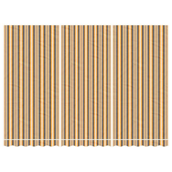 vidaXL Zamjenska tkanina za tendu raznobojna prugasta 4,5 x 3 m